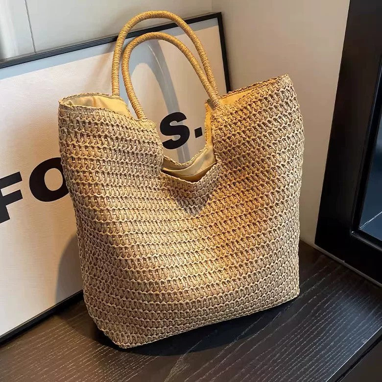 Handmade Macrame Beach Bag LoungeYard — product view 6