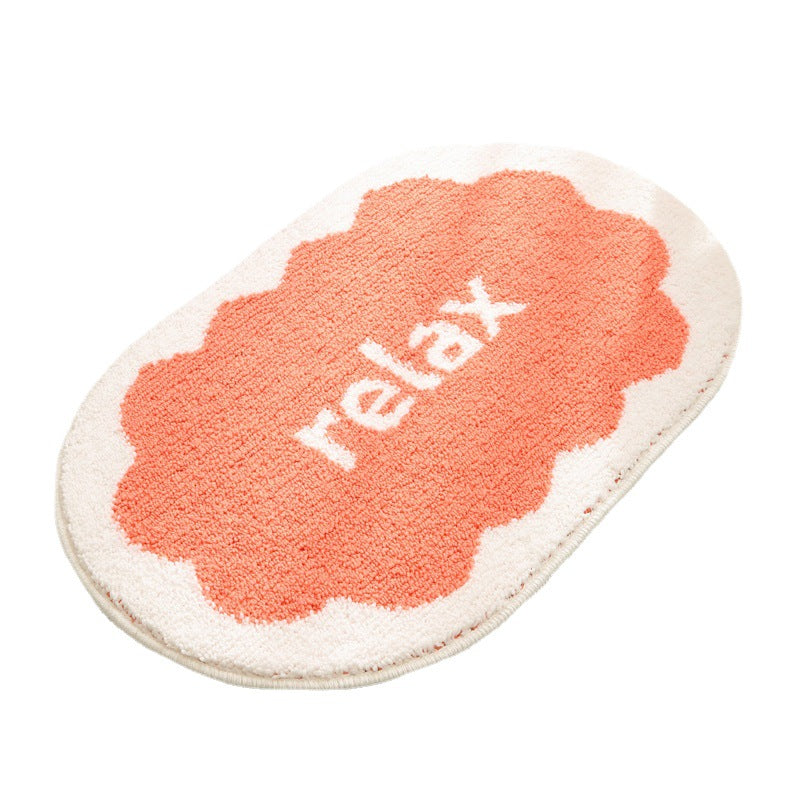 Soft Plush Relax-Themed Bath Mat — product view 2
