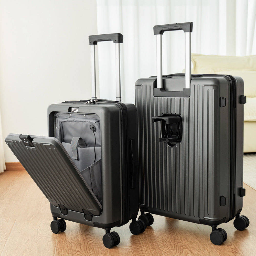 Compact Hard-Shell Rolling Suitcase — product view 2