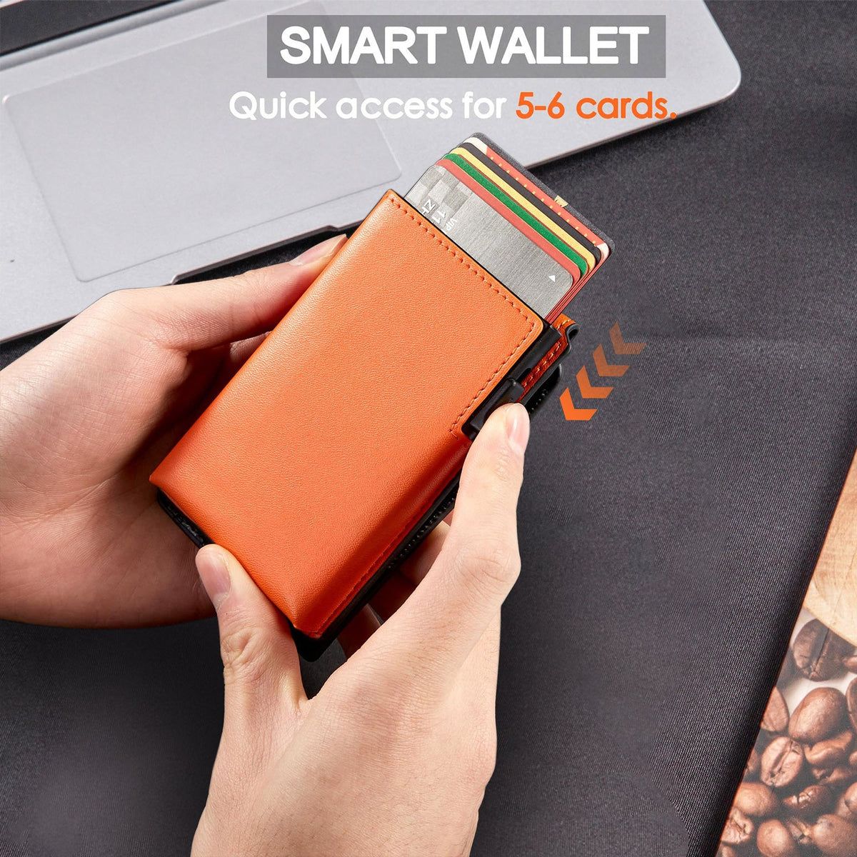 Versatile Carbon Fiber Wallet LoungeYard — product view 3