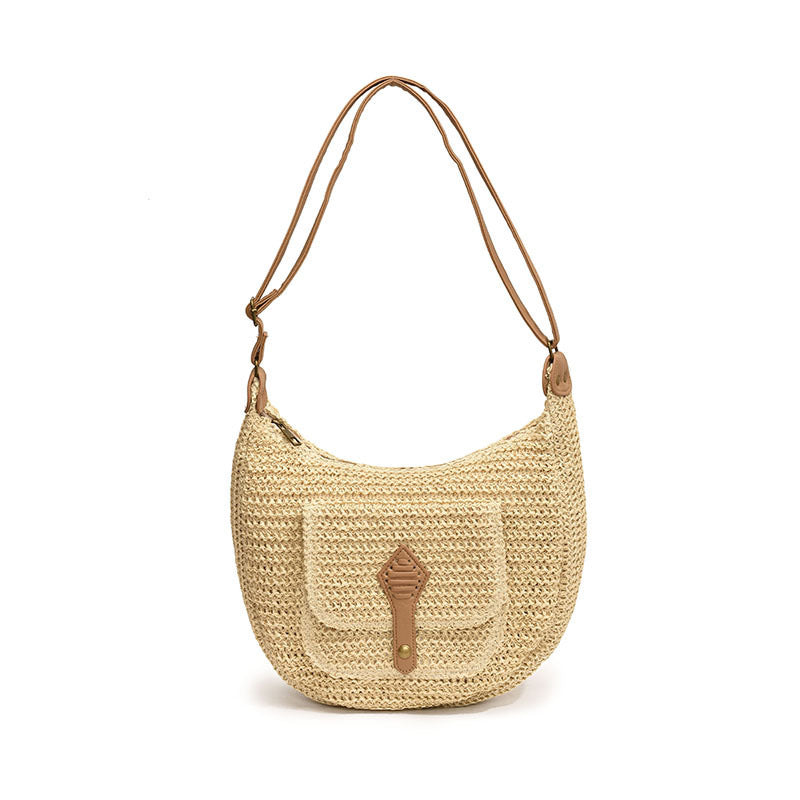 Handcrafted Macrame Hobo Bag LoungeYard — product view 5