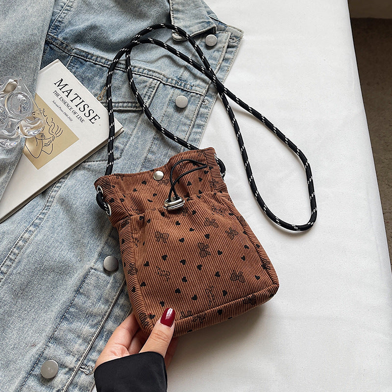 Casual Drawstring Mini Crossbody Bag — product view 1