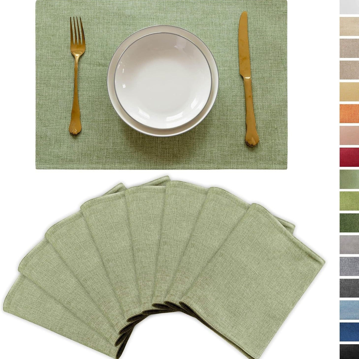 Elegant Dining Table Placemat Bowlift — product view 7