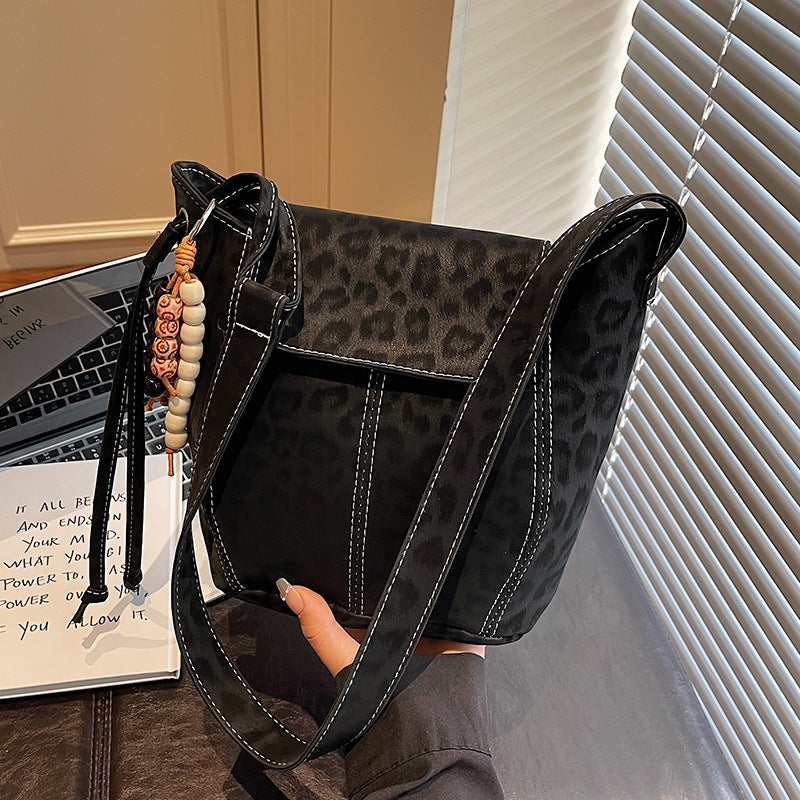 Leopard Print Crossbody Handbag — product view 7