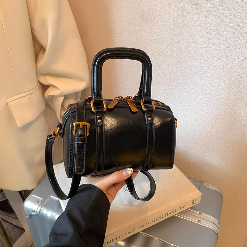 Soft Leather Handheld Satchel LoungeYard — product view 7