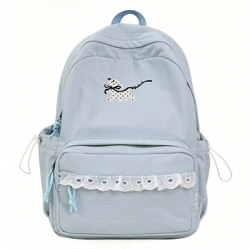 Stylish Embroidered Animal-Themed Backpack LoungeYard — product view 5