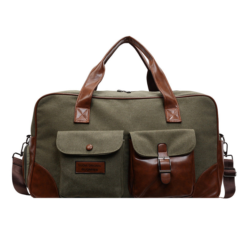 Men's durable canvas travel bag LoungeYard — product view 1