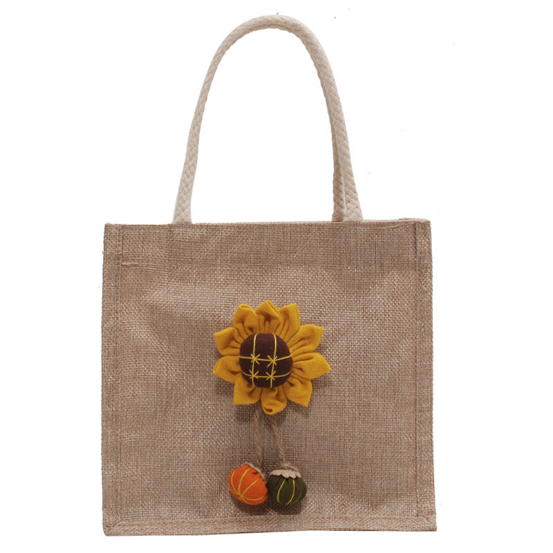 Decorative Floral Accent Handbag — product view 5