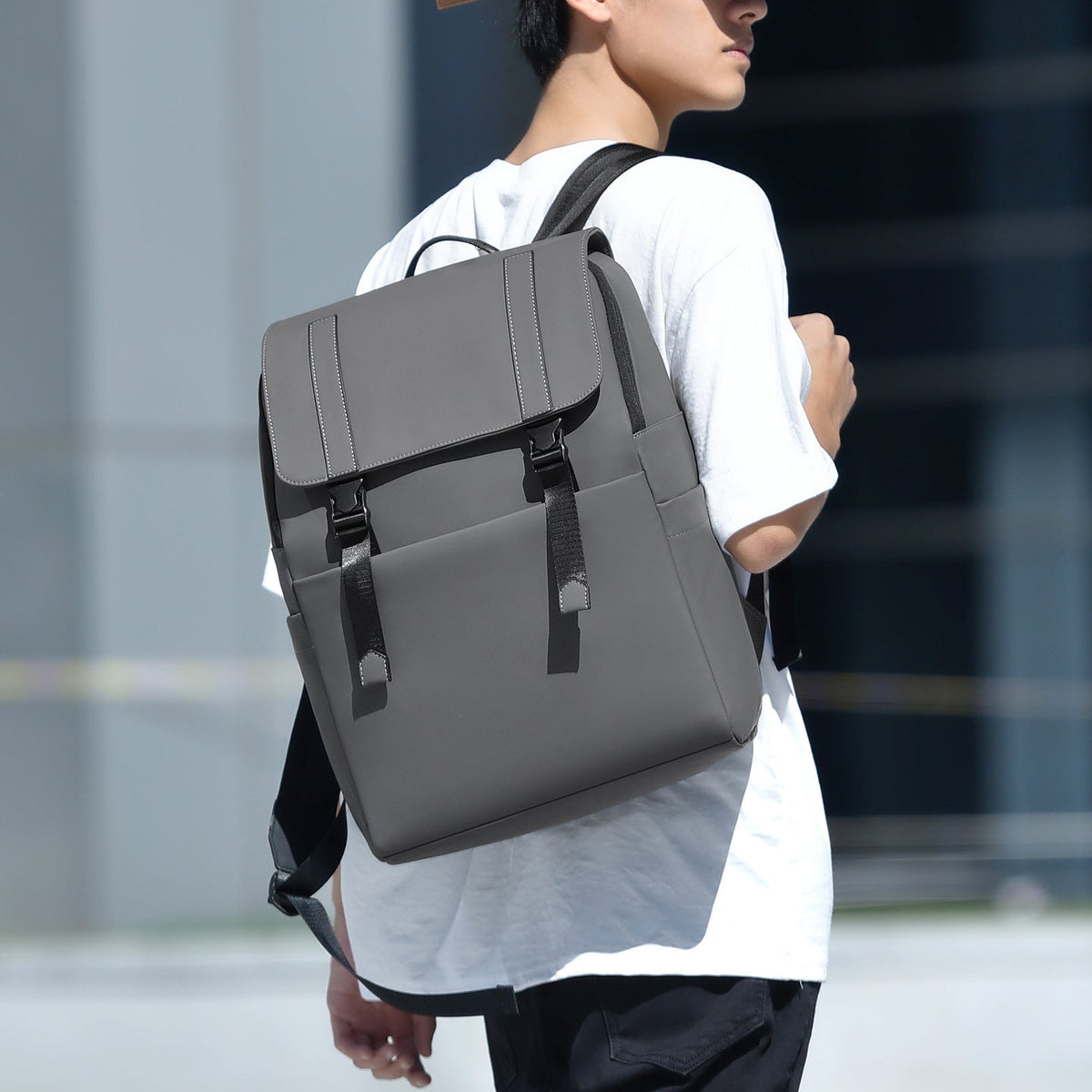Multi-Feature Urban Backpack LoungeYard — product view 2