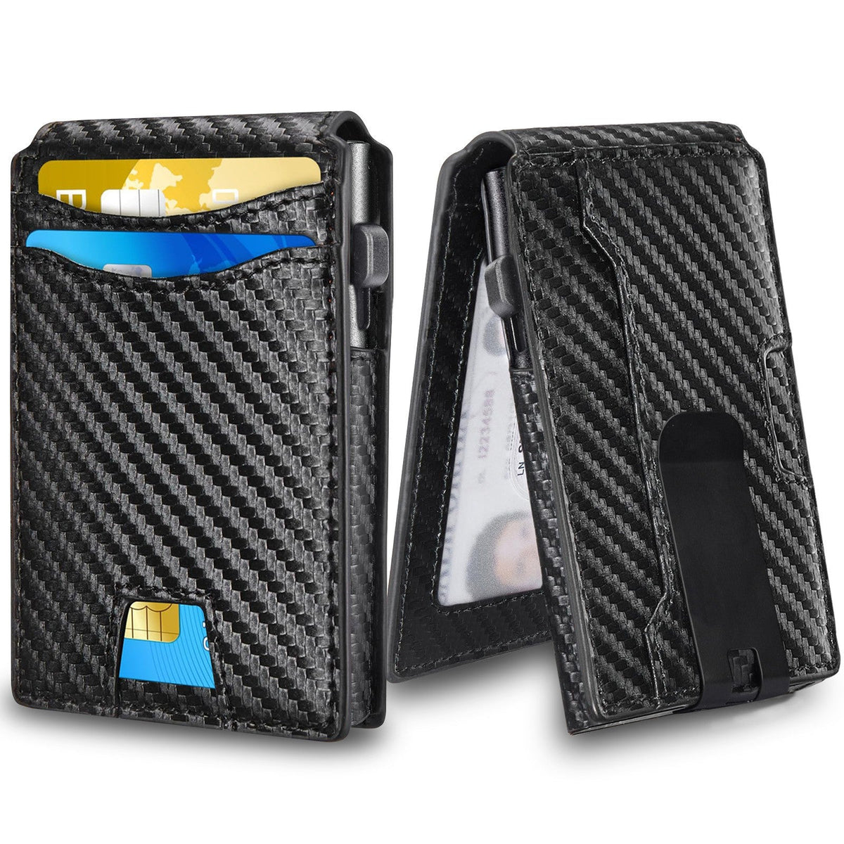 Carbon Fiber RFID-Blocking Cardholder LoungeYard — product view 5