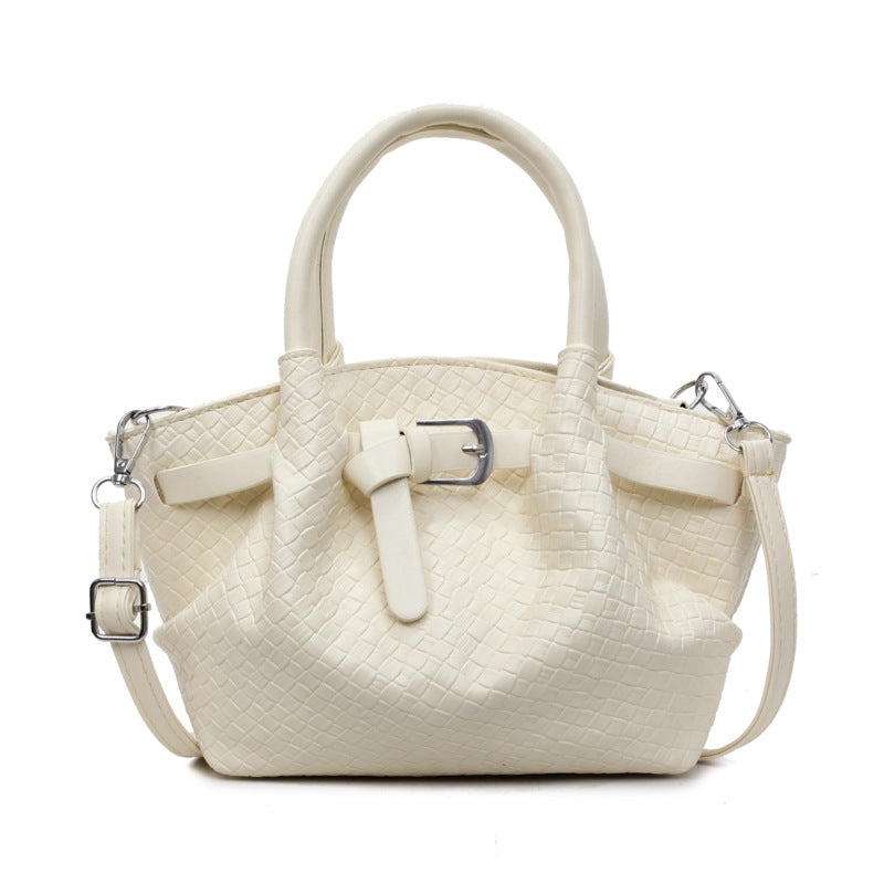Stylish Woven Structured Handbag LoungeYard — product view 7