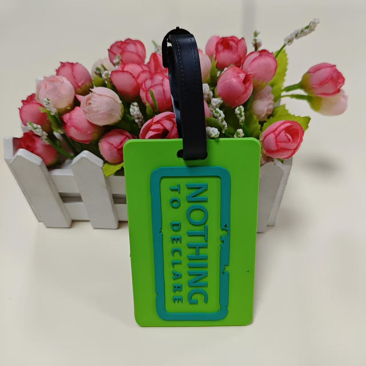 Unisex Luggage Tag with Personal Identification Message LoungeYard — product view 7