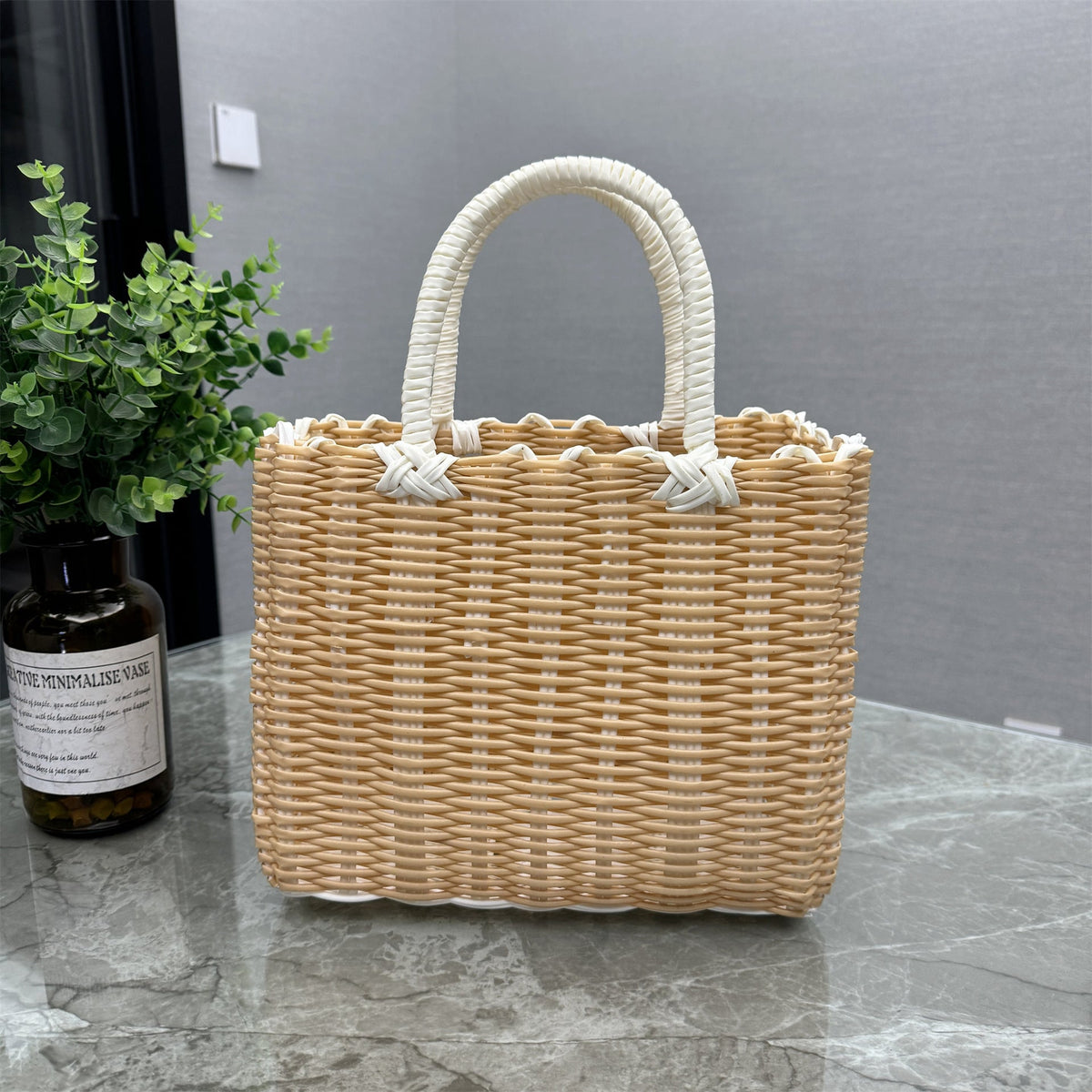 Handwoven basket bag LoungeYard — product view 6