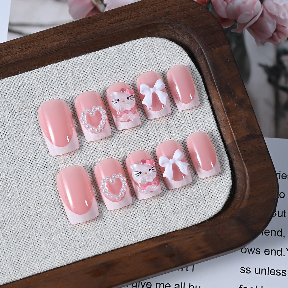 Decorative Press-On Nail Tips Set — product view 2