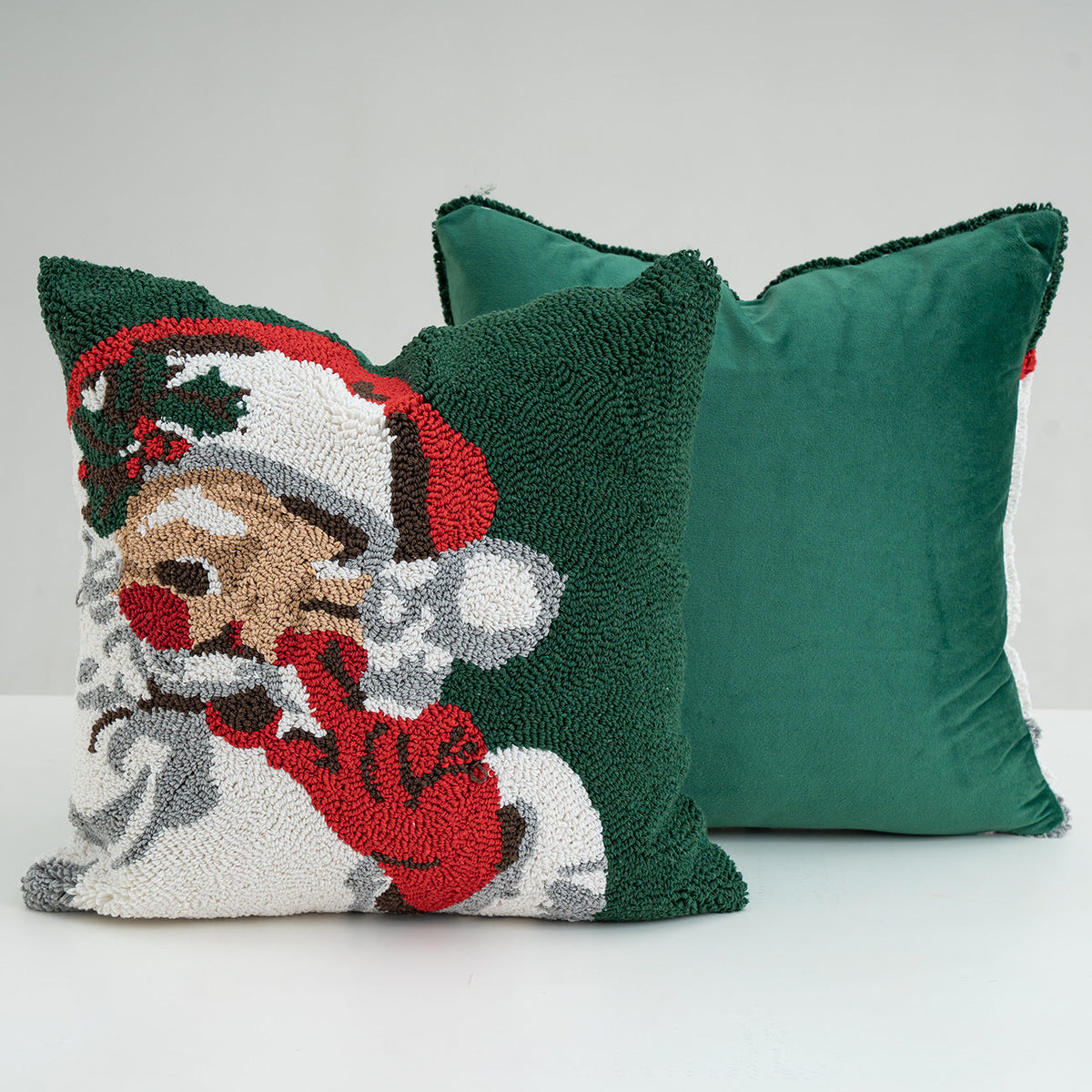 Travel pillow in candy cane design with ergonomic neck support — product view 7