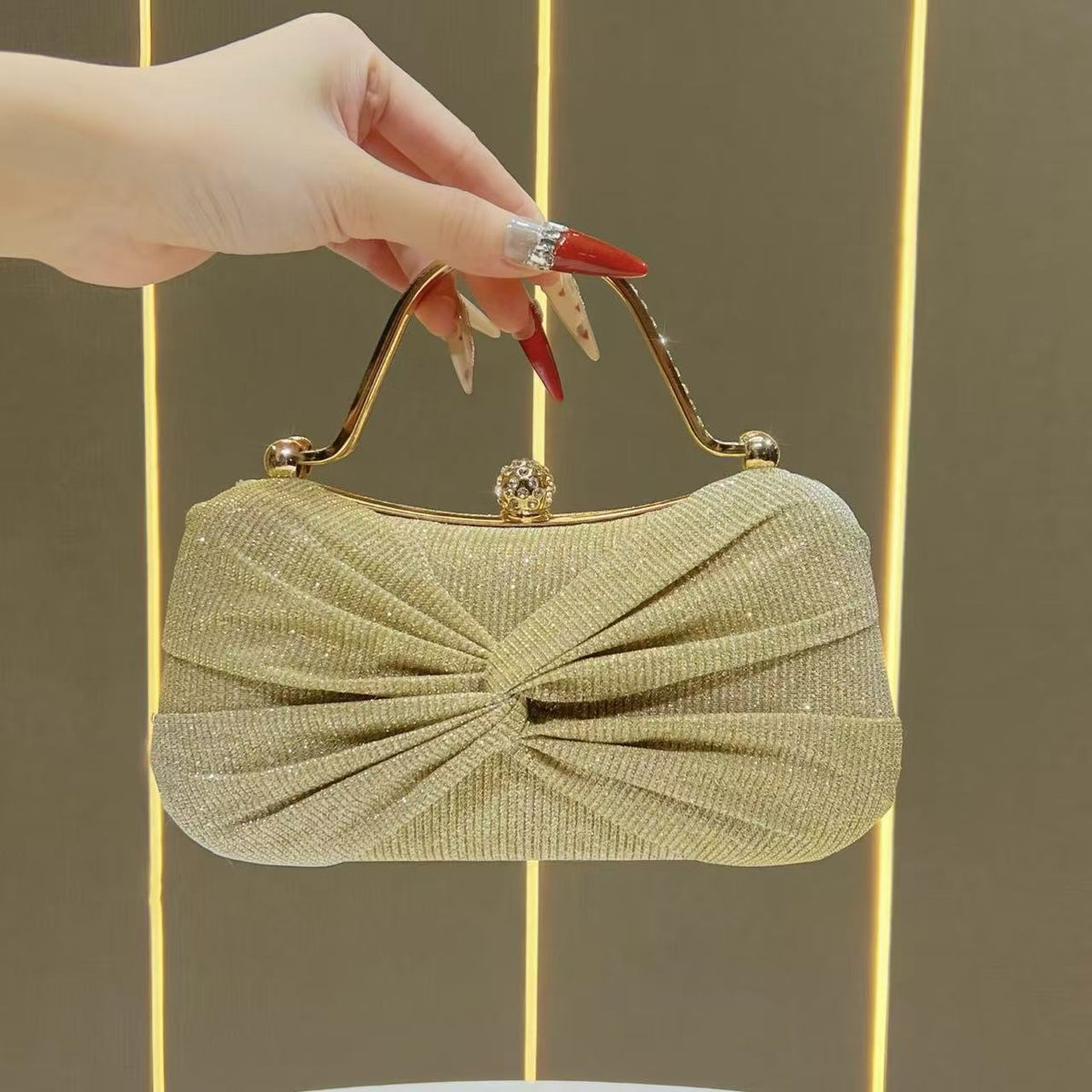 Glamorous Twisted Evening Handbag — product view 6