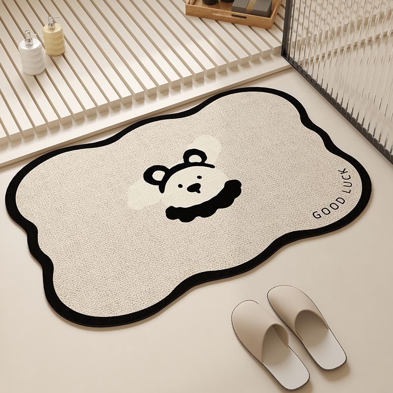 Cute Cartoon Bear Bath Mat — product view 1