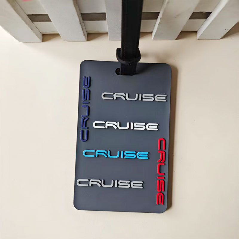 Unisex Golf Cart-Themed Luggage Tag LoungeYard — product view 4