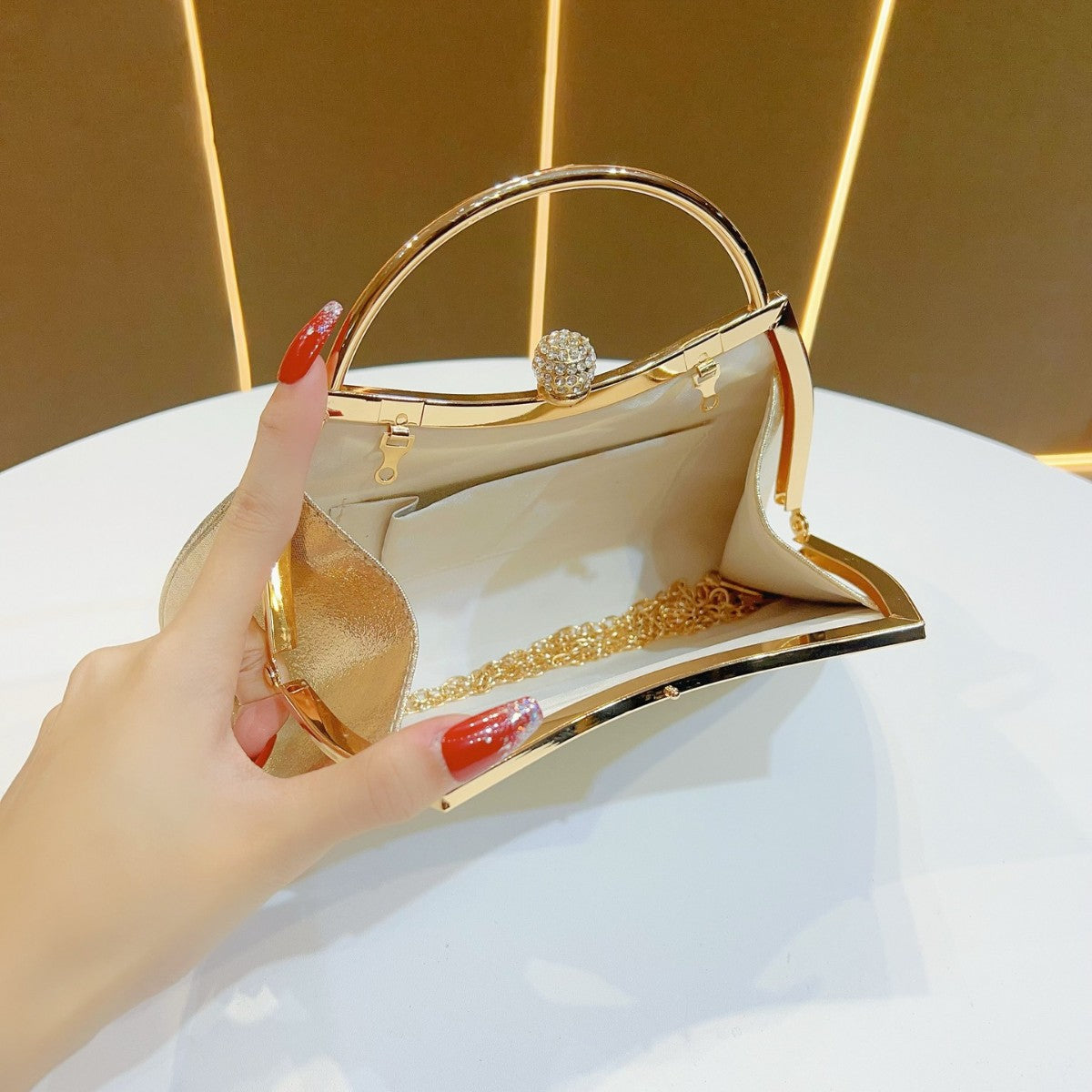 Glamorous Glittering Evening Handbag — product view 3