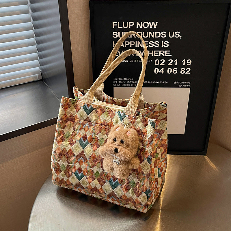 Fun Patterned Tote Bag — product view 1