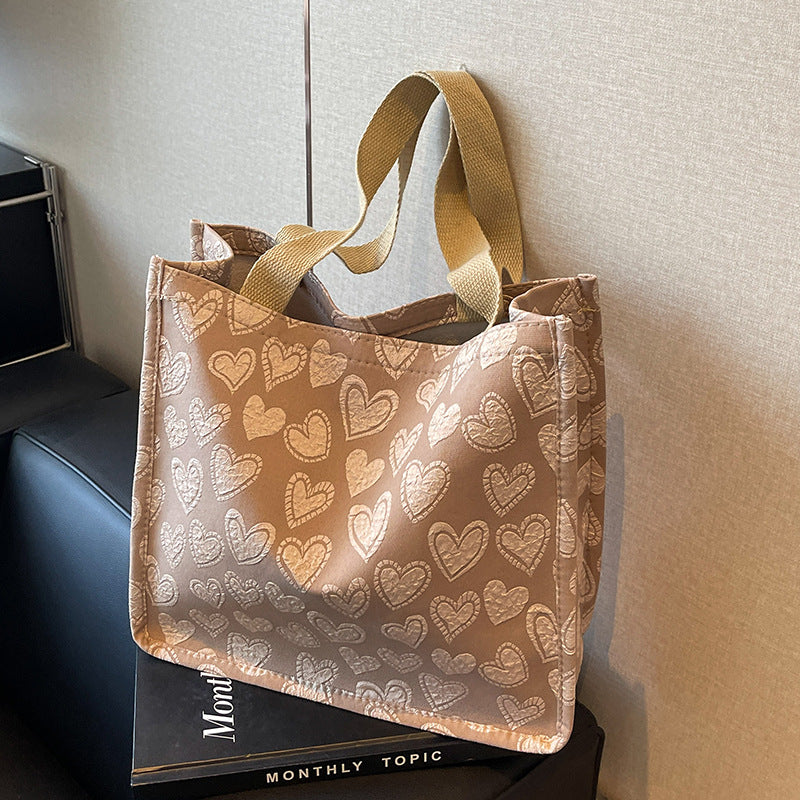 Heart-Embroidered Utility Tote — product view 4