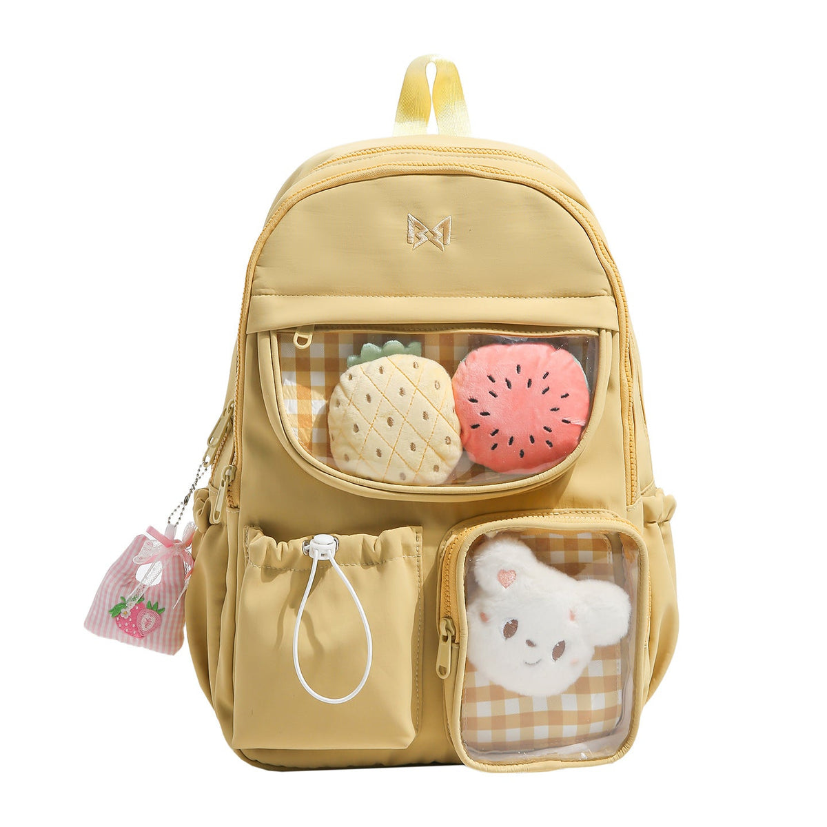 Functional Plush Storage Backpack LoungeYard — product view 4