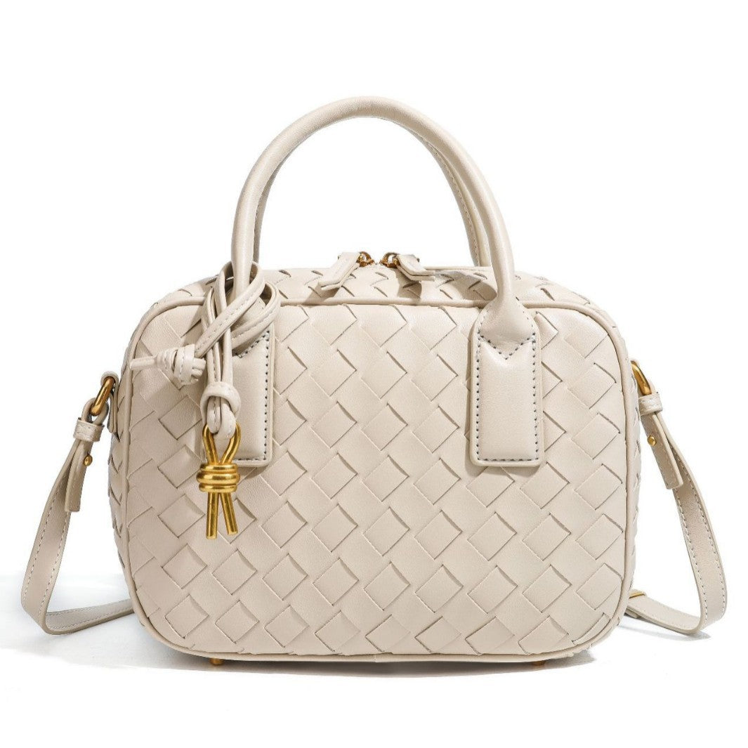 Textured Leather Boutique Handbag LoungeYard — product view 2