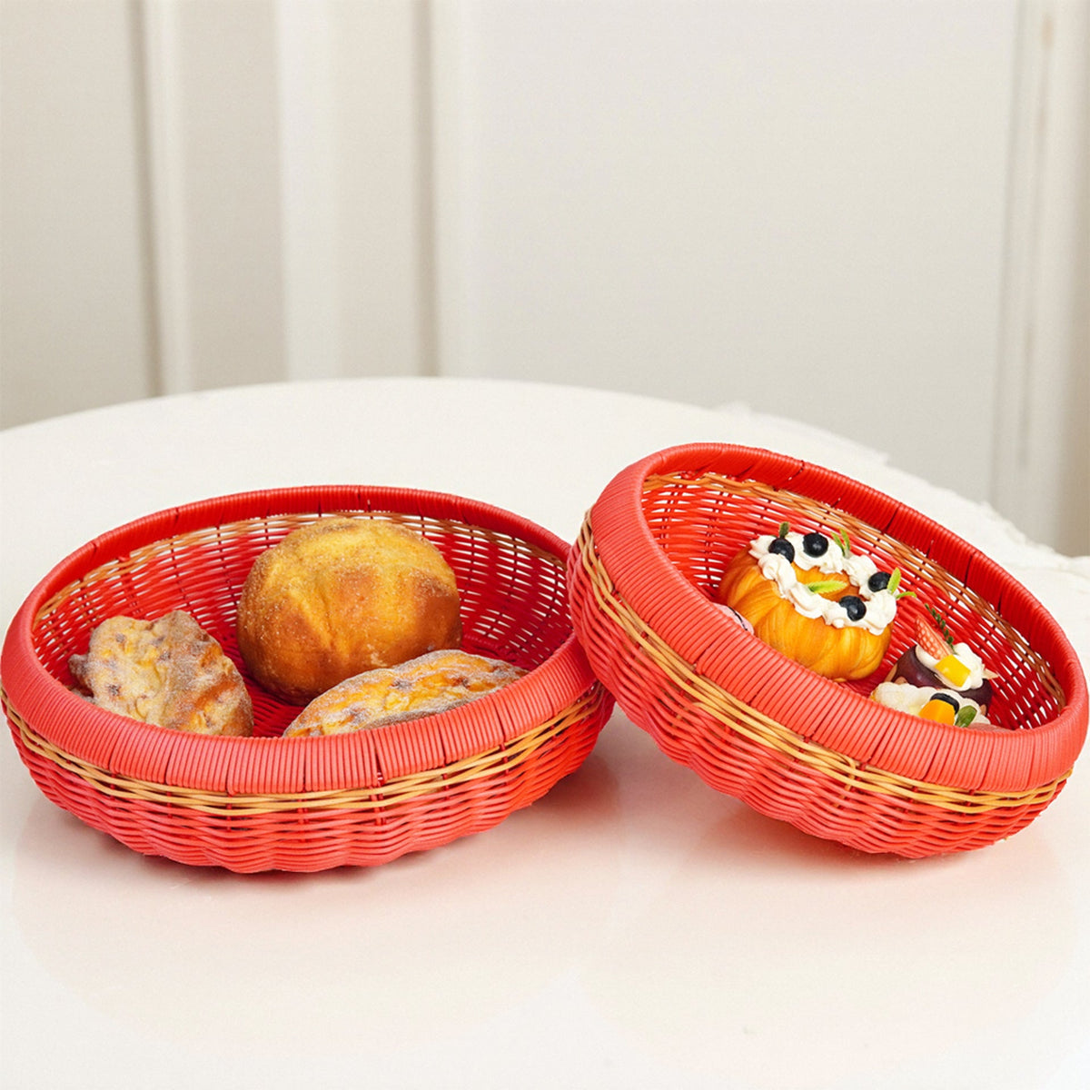 Ladies Decorative Fruit Stand with Stylish Weaving LoungeYard — product view 4