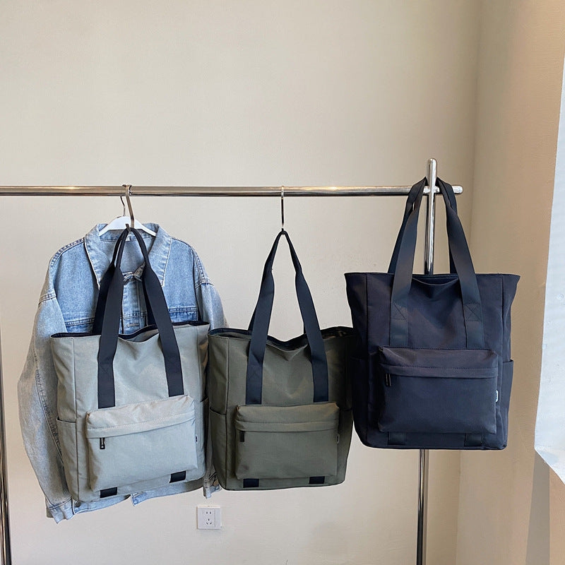 Practical Tote Bag With Multiple External Pockets LoungeYard — product view 2