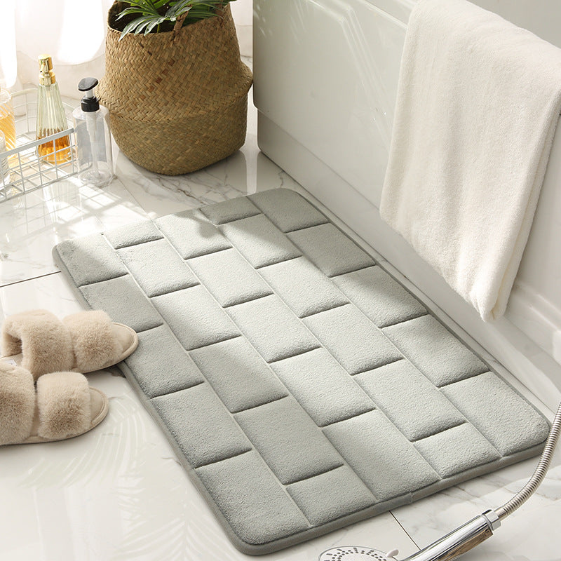 Plush Bath Mat Bowlift — product view 1