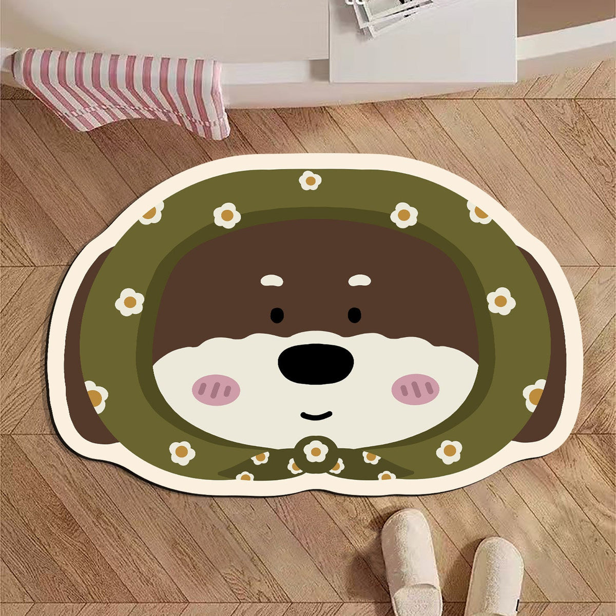 Panda-Themed Charming Bath Mat — product view 6