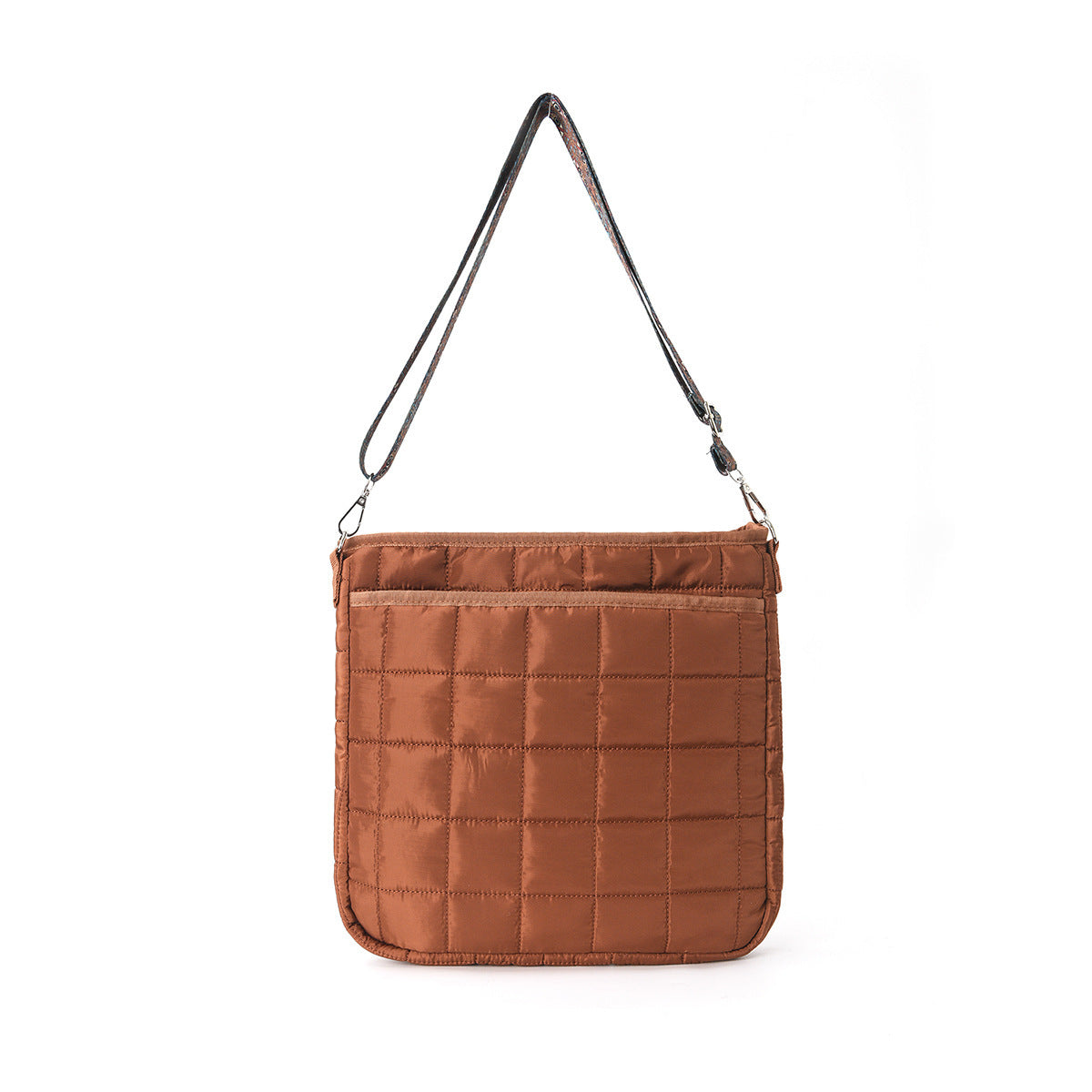 Fashionable shoulder bag with square quilted pattern LoungeYard — product view 6