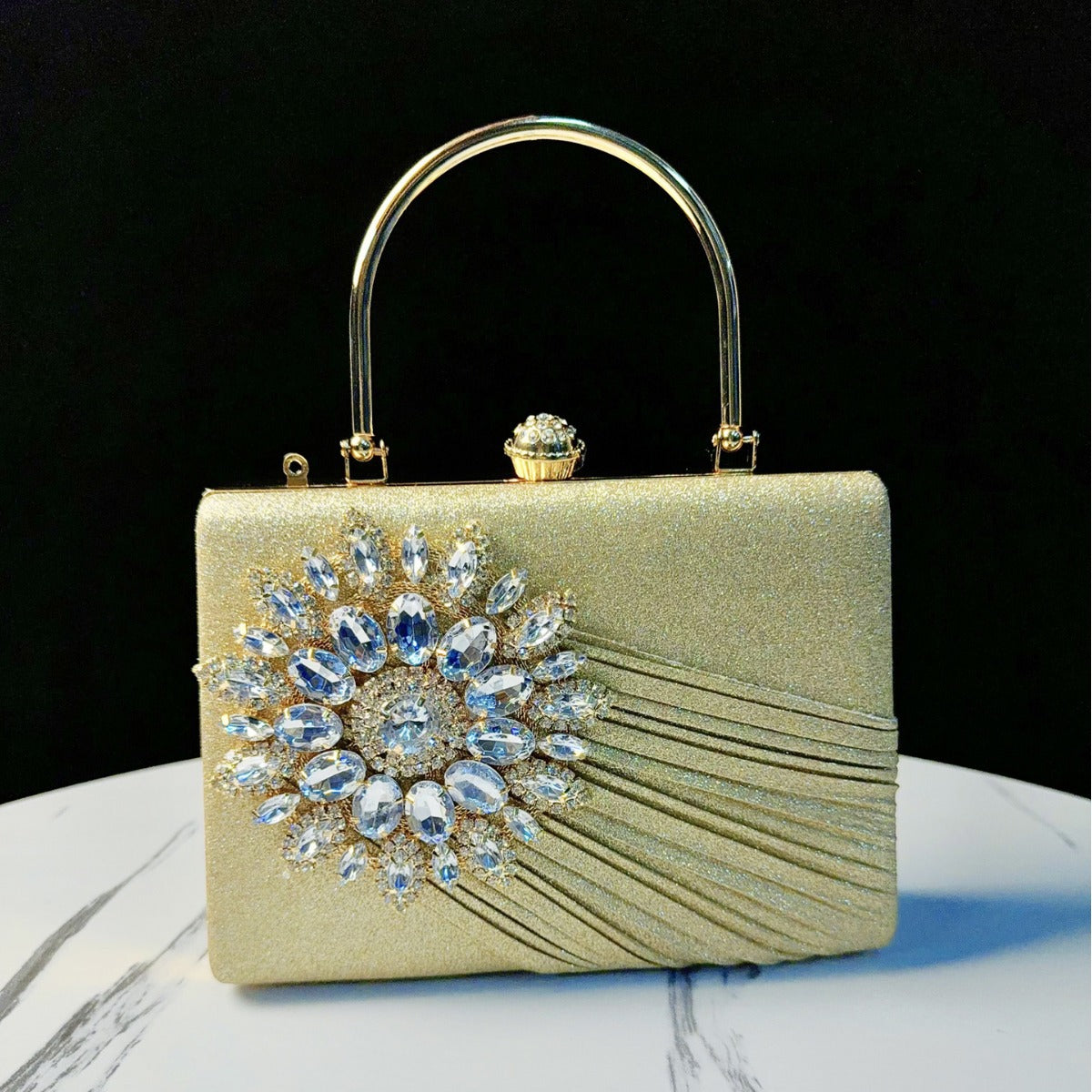 Luxurious Rhinestone-Embellished Evening Handbag — product view 7