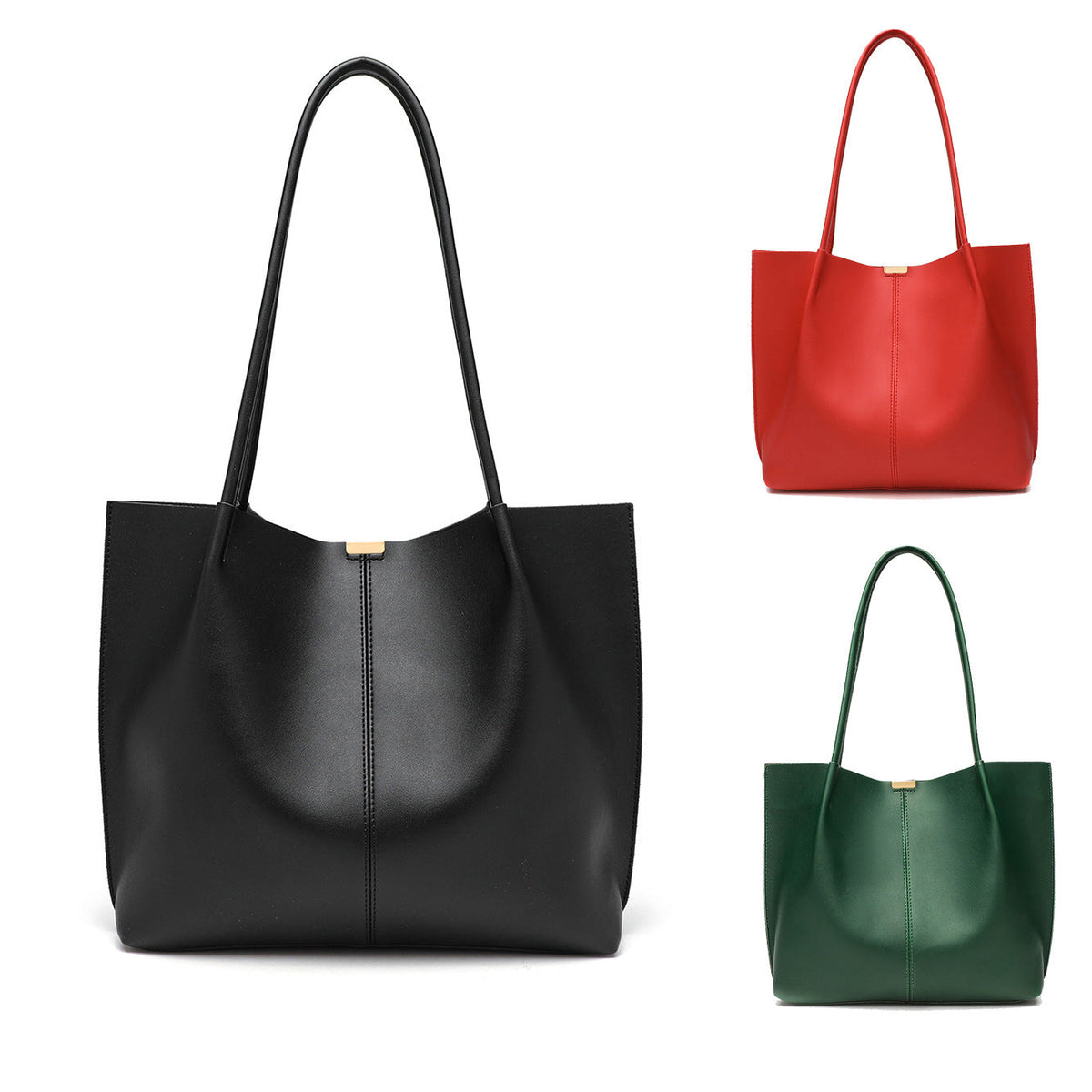 Stylish Leather Tote Bag LoungeYard — product view 1