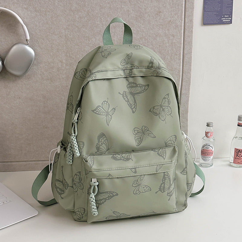 Elegant Butterfly Print Backpack LoungeYard — product view 5