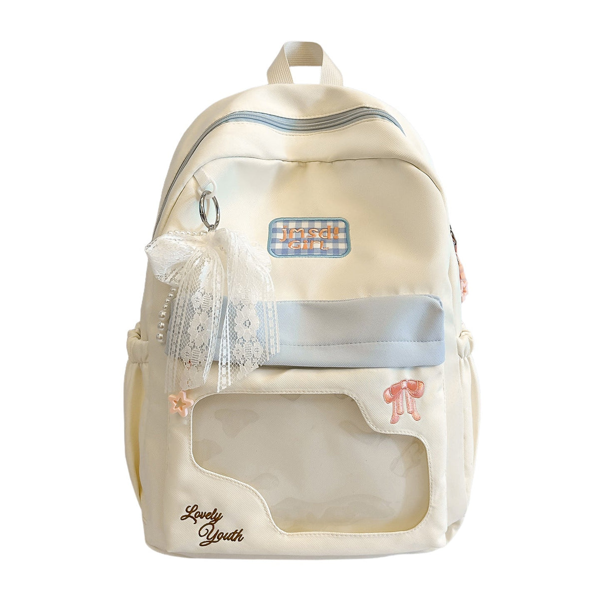Cute Cartoon-Embellished Mini Backpack LoungeYard — product view 5
