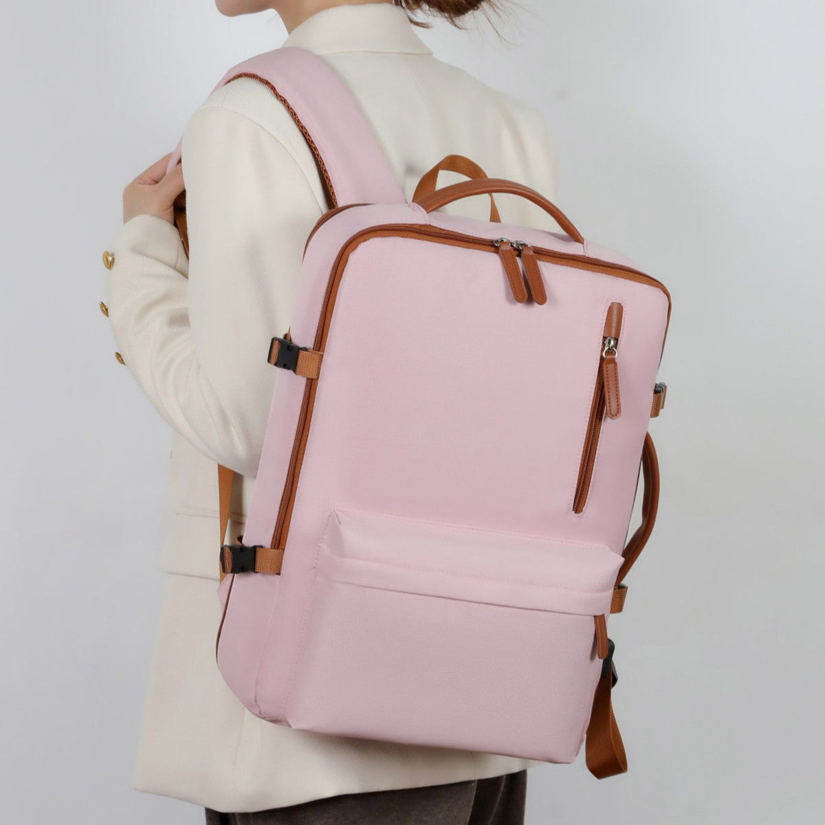 Sleek Business Laptop Backpack LoungeYard — product view 3