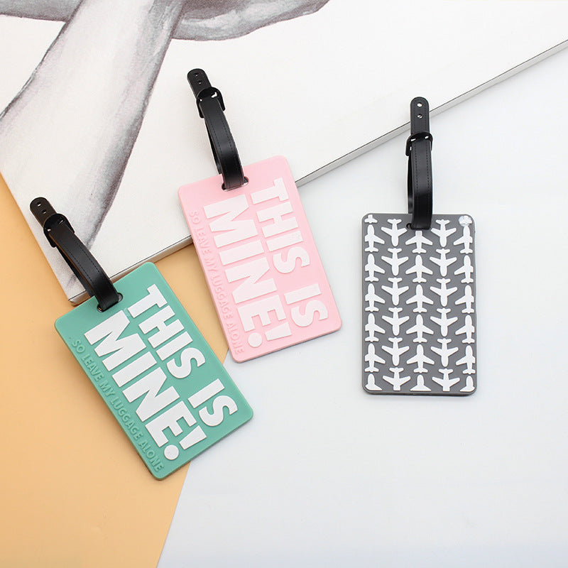 Unisex Luggage Tag with Personal Message LoungeYard — product view 4