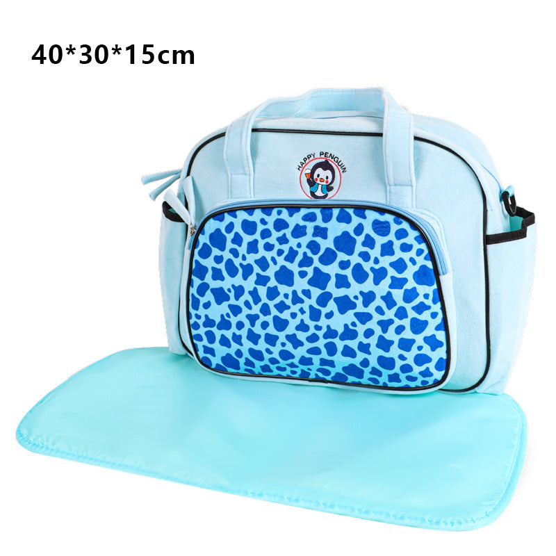 Multifunctional Diaper Bag with Insulated Compartment LoungeYard — product view 6