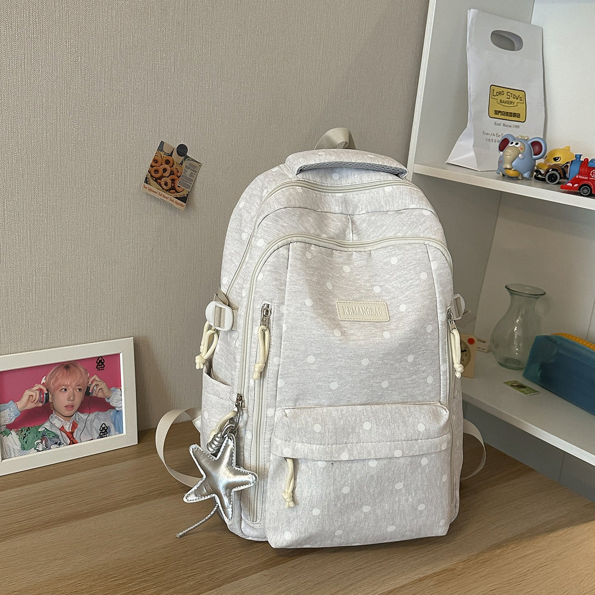 Multi-Pocket Casual Backpack LoungeYard — product view 6