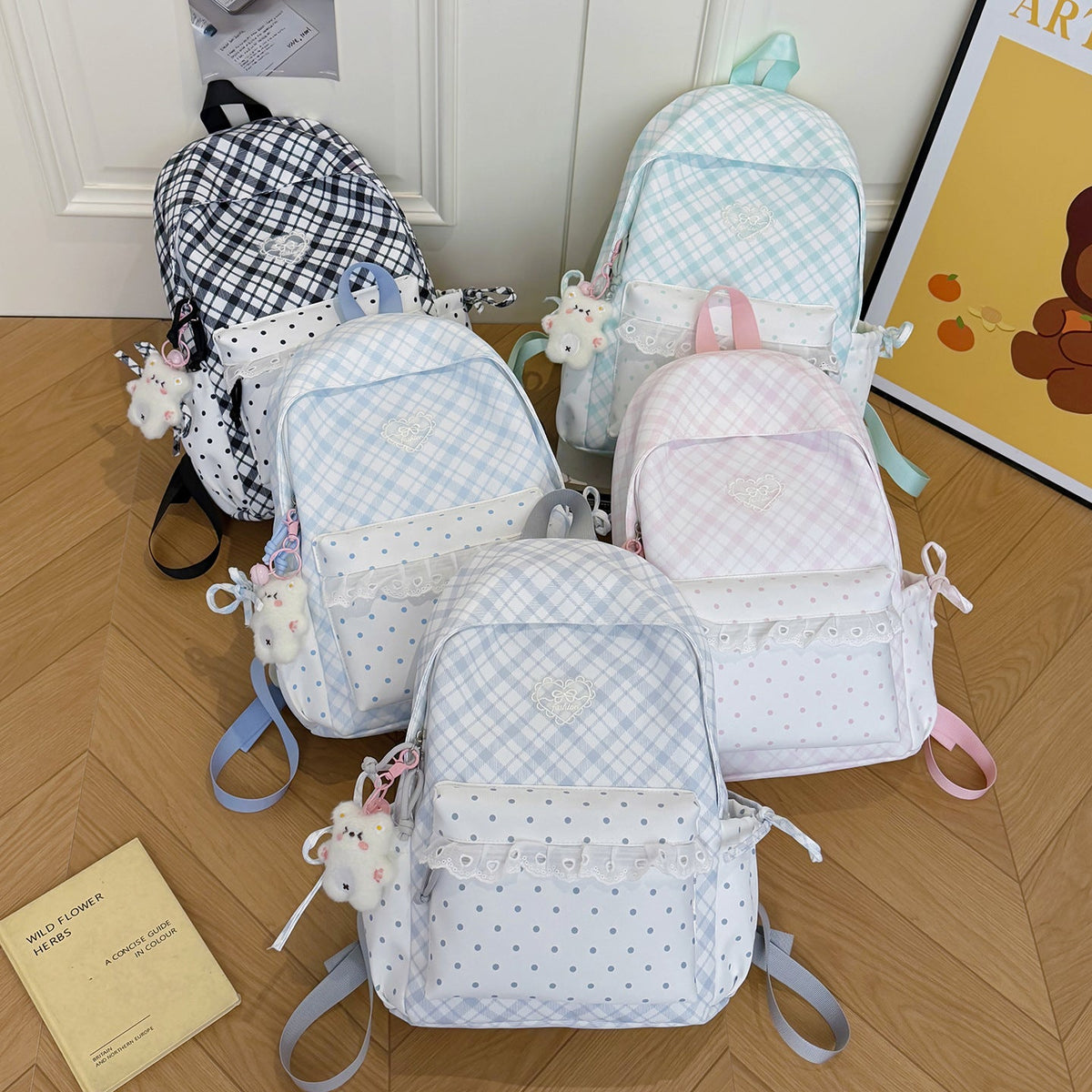 Playful Bunny-Ear Design Backpack LoungeYard — product view 4