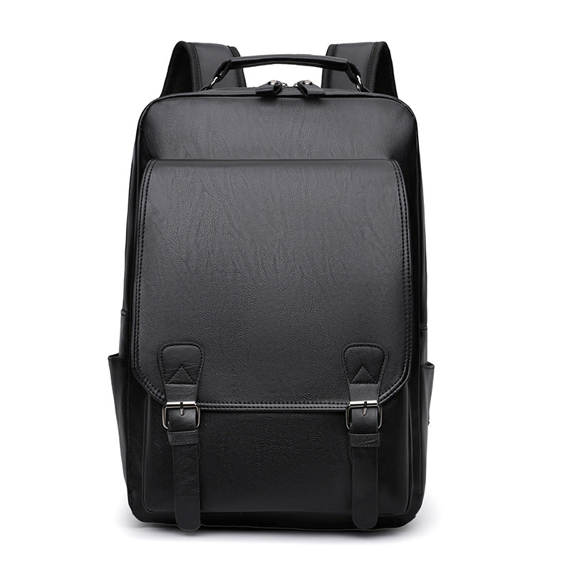 Stylish Leather Backpack LoungeYard — product view 6