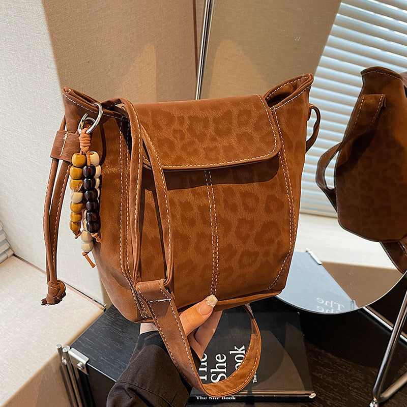 Leopard Print Crossbody Handbag — product view 6