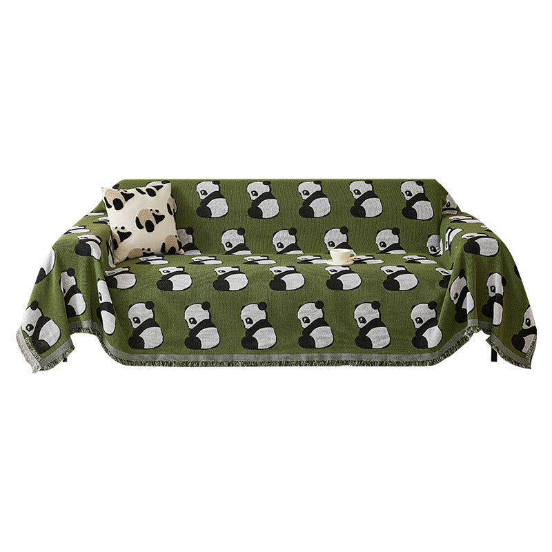 Cozy Panda Pattern Throw Blanket — product view 5