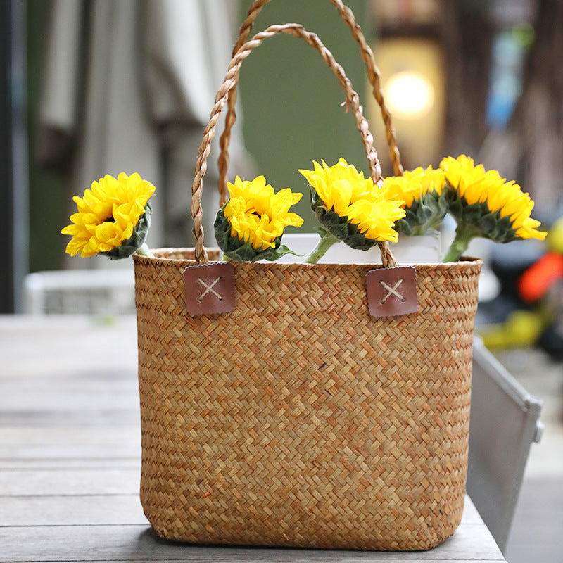 Women Durable Straw Bag LoungeYard — product view 1