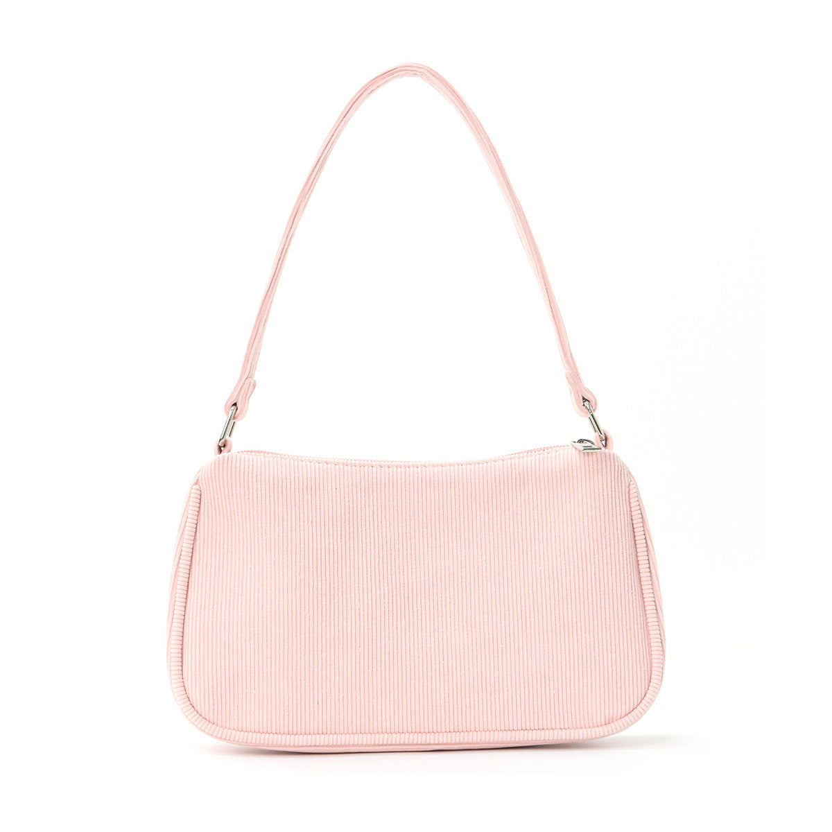 Fashionable shoulder bag with elegant ribbed design LoungeYard — product view 6