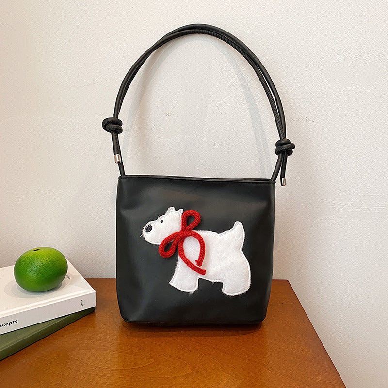 WoCute Teddy Bear Patch Handbag LoungeYard — product view 3