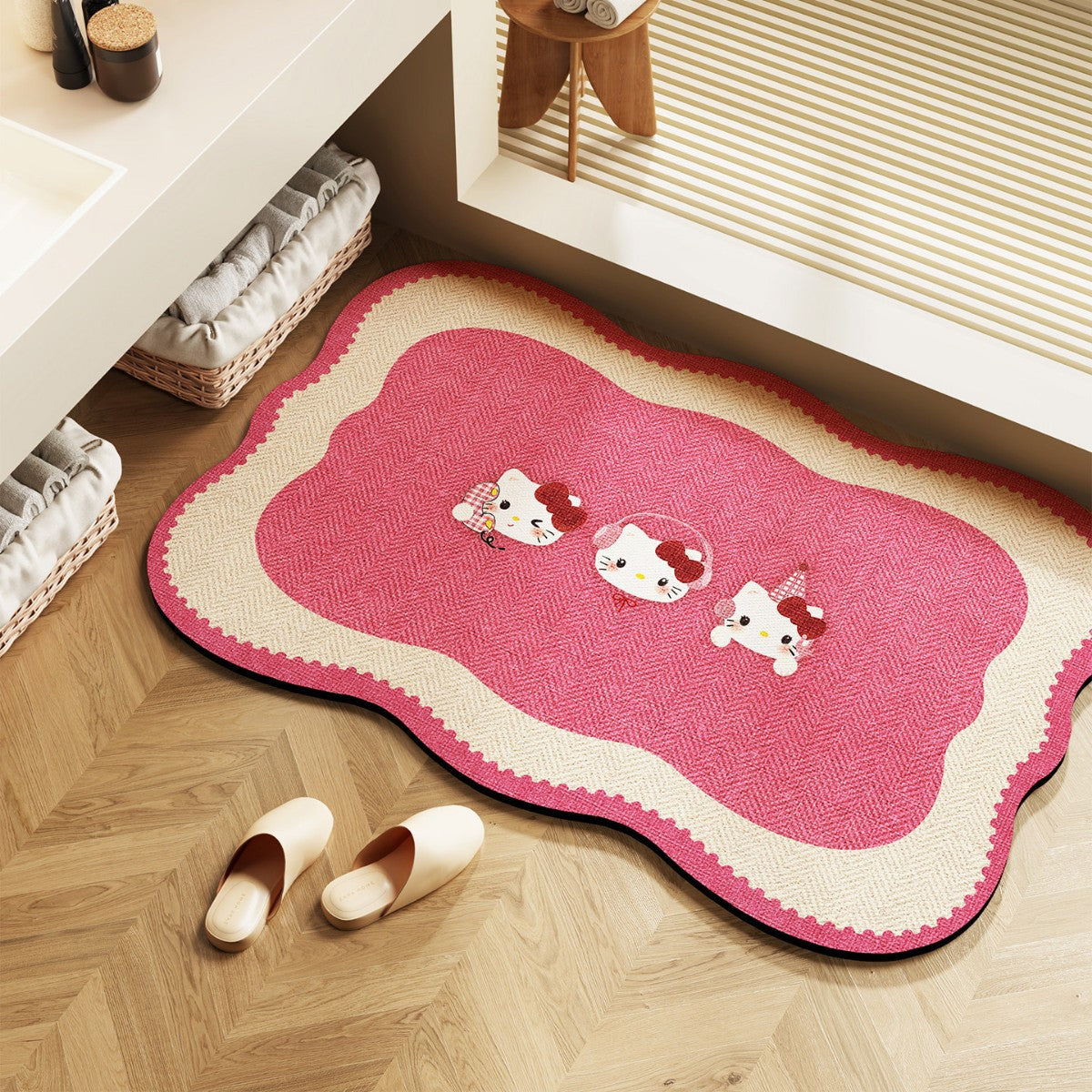 Elegant Decorative Bathroom Mat for Home — product view 1