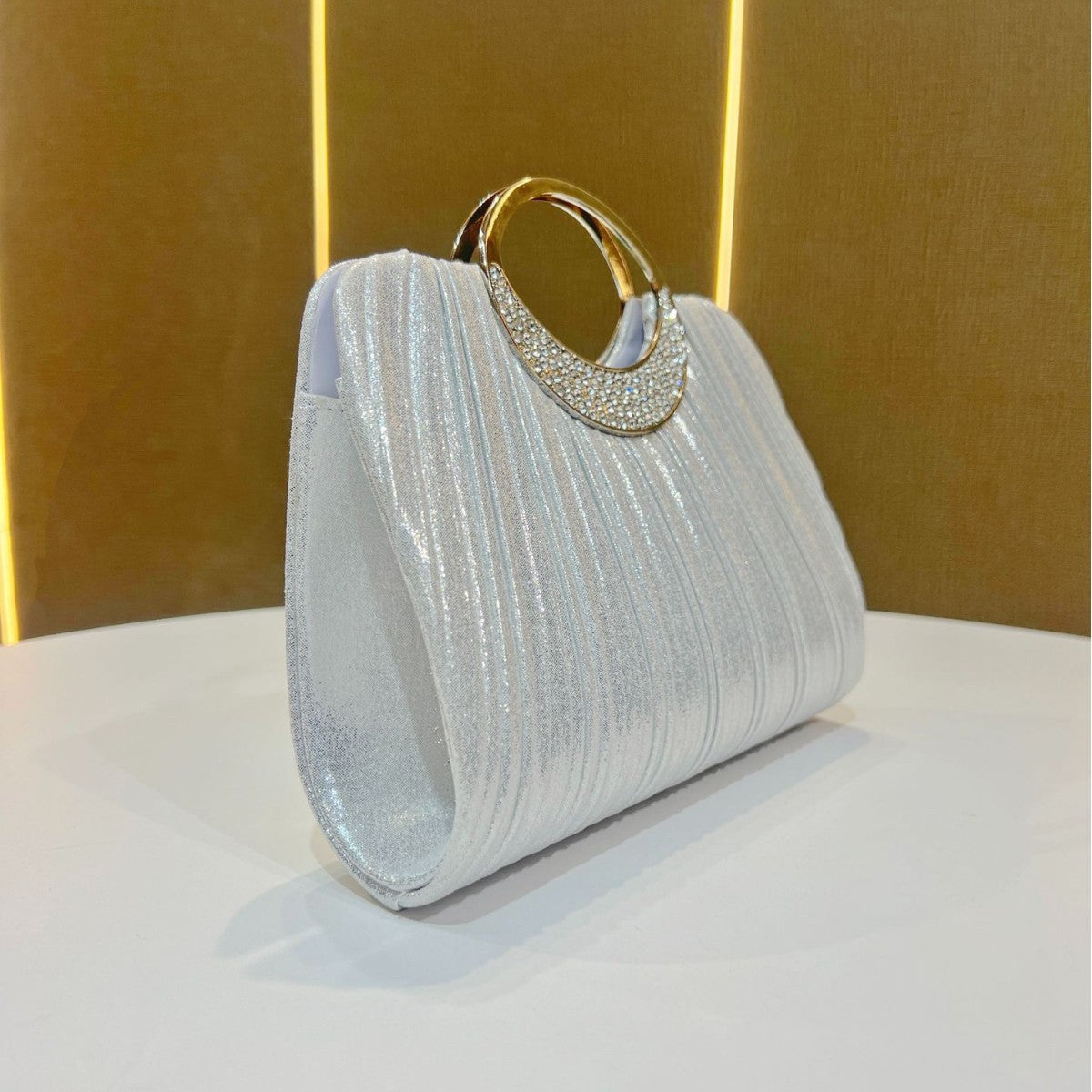 Elegant Pleated Evening Clutch — product view 2