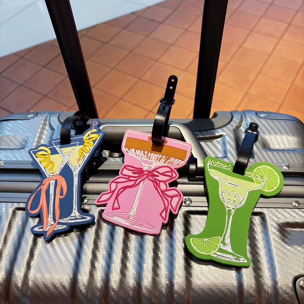 Mountain Adventure-Themed Luggage Tag LoungeYard — product view 3